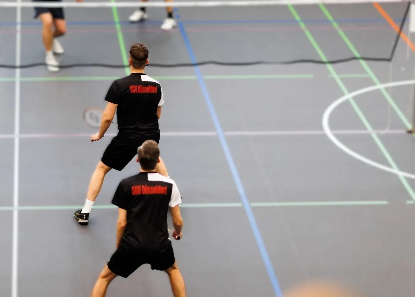 Players during a training session